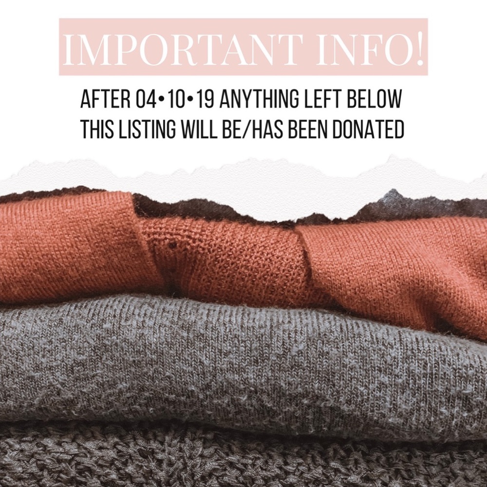 DONATING AFTER 4•10•2019